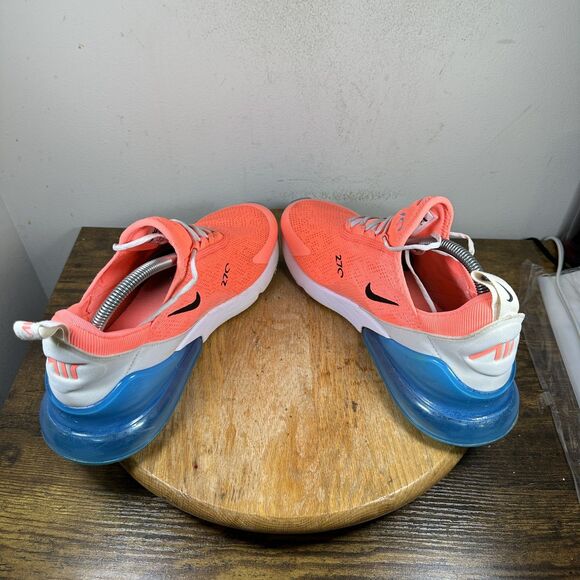 Nike Air Max 270 Shoes Womens Size 11 Bright Crimson Blue CI5856-600 Mesh - Picture 5 of 8